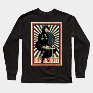 Vintage Poster Phil Lynott 1980s Long Sleeve T-Shirt